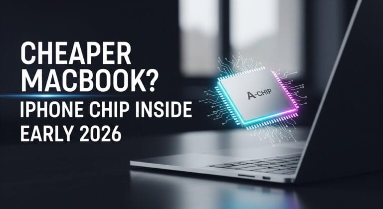A cheaper MacBook is still on the table for early 2026 — and the “iPhone chip” rumor won’t go away