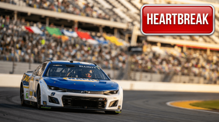 Elliott’s Daytona Dream Dies Feet From Glory in Last-Lap Chaos