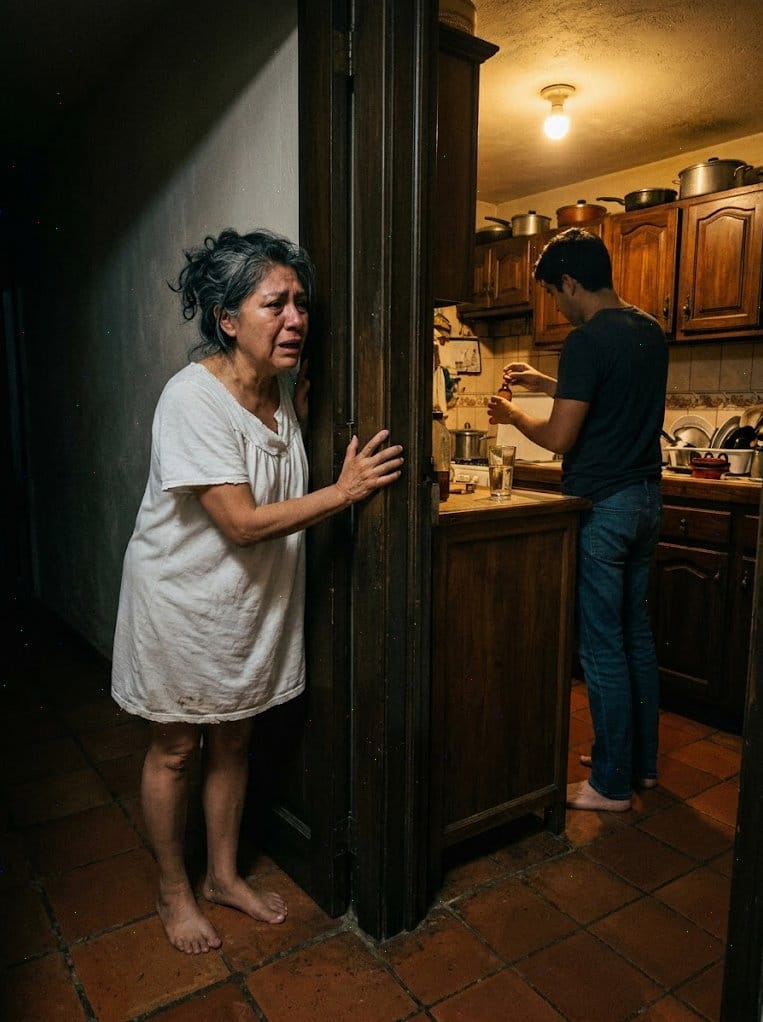He Brought Me That Glass Every Night for Six Years. The Night I Followed Him Into the Kitchen, I Learned What Was Really Inside It.