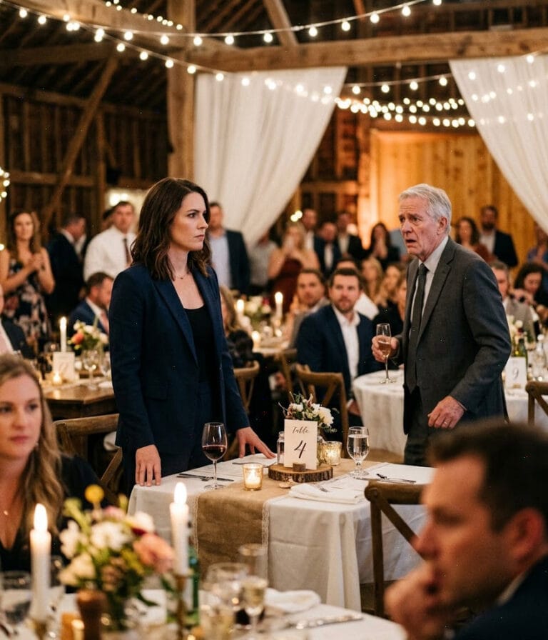 I Raised My Sister Alone for 16 Years. At Her Wedding, Her Father-in-Law Insulted Me in Front of Everyone — Until I Stood Up and Said, "Do You Even Know Who I Am?"