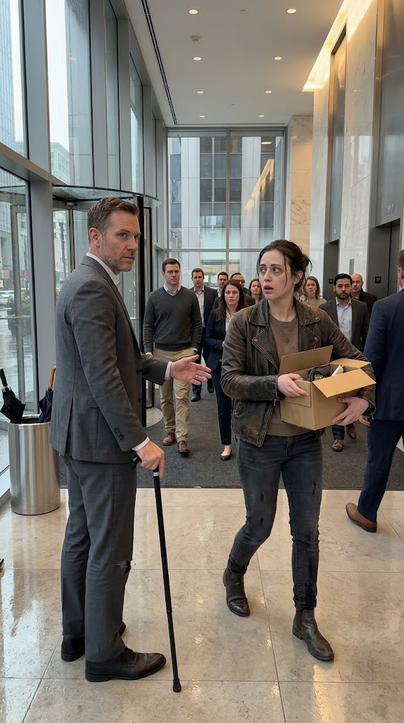 She Was Fired for Being 31 Minutes Late — Then the Injured Stranger She Helped Off the Sidewalk Walked Back Into the Building as Its Billionaire Owner