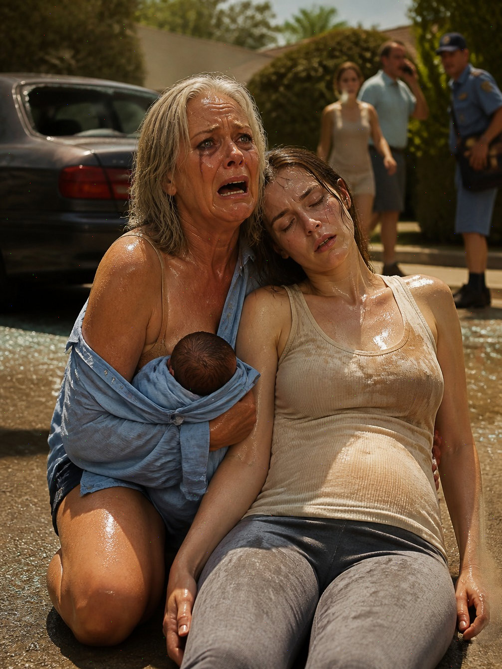 She Found Her Daughter and Newborn Locked in a Scorching Car. What She Discovered Next Exposed a Plot No One Saw Coming
