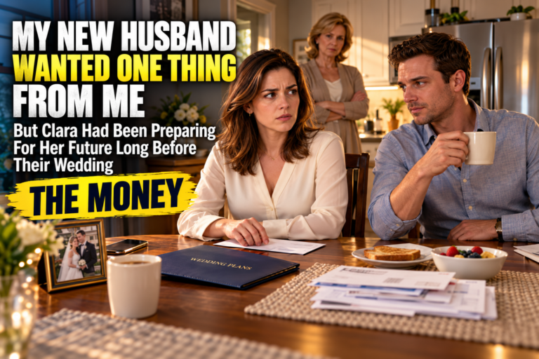 Five days after my wedding, my new husband sat across from me at the kitchen table and told me to hand over my savings.